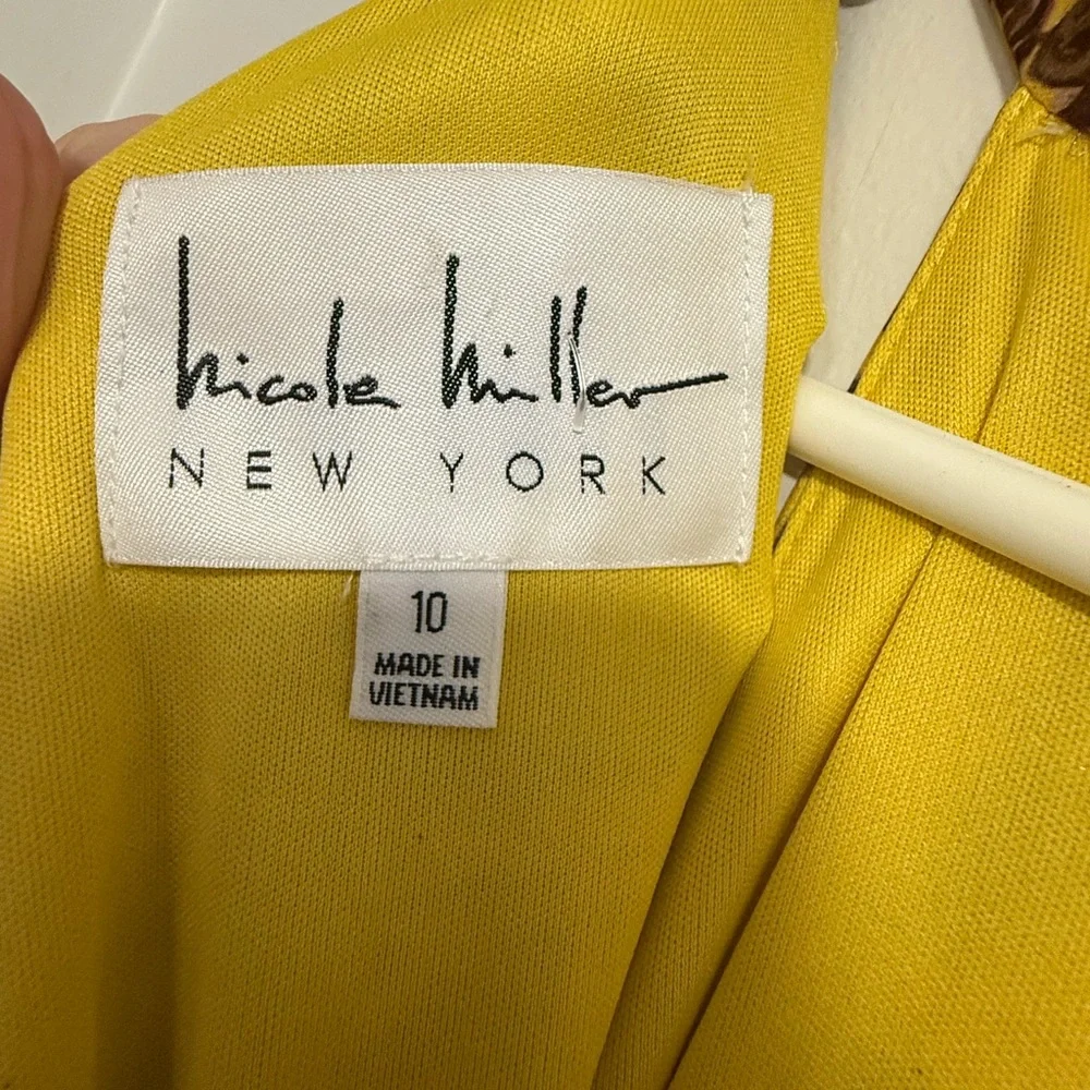 Anthropology x Nicole Miller Yellow Retro Paisley Maxi Dress - Picture 5 of 12
